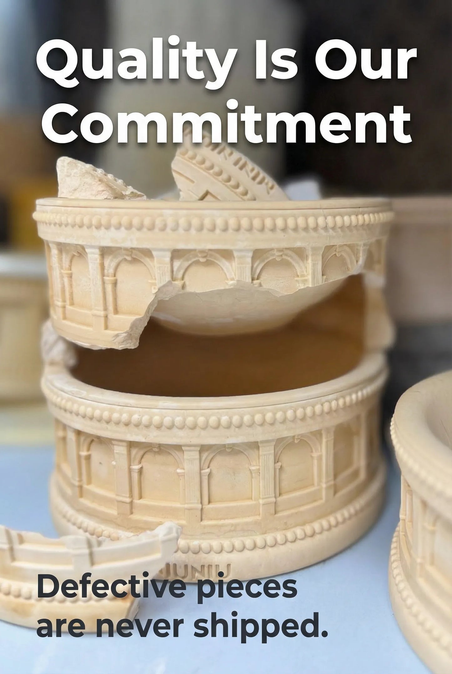 Roman Bowl Base – Beige Edition