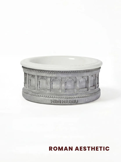 Vol. 0 Architectural Pet Bowl - Monument Grey