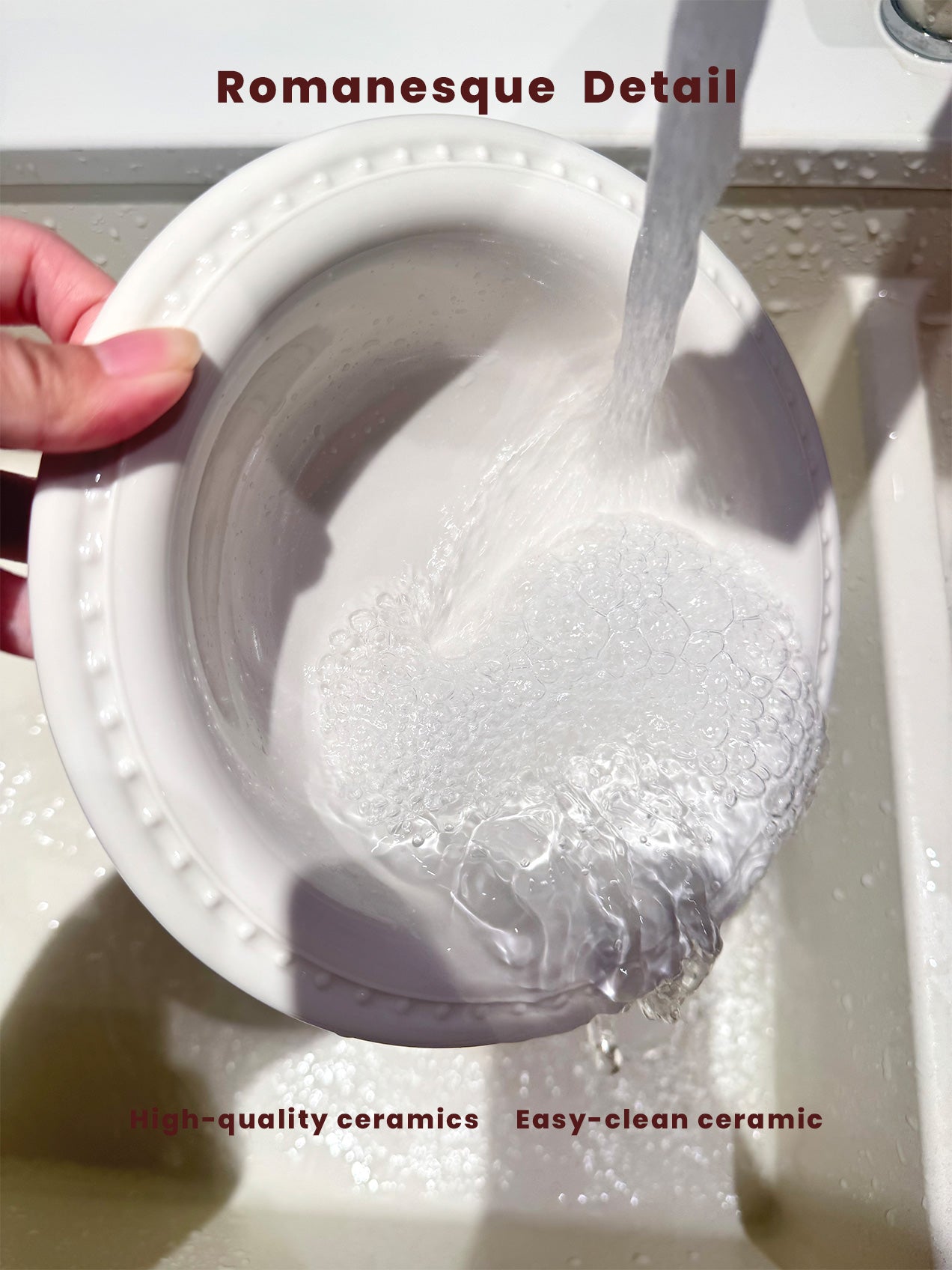 Roman-Inspired Pet Bowl Set – Pink Edition