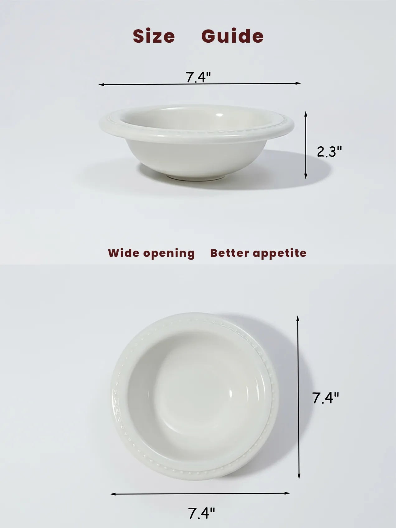 Vol. 0 Architectural Pet Bowl - Oat Stone